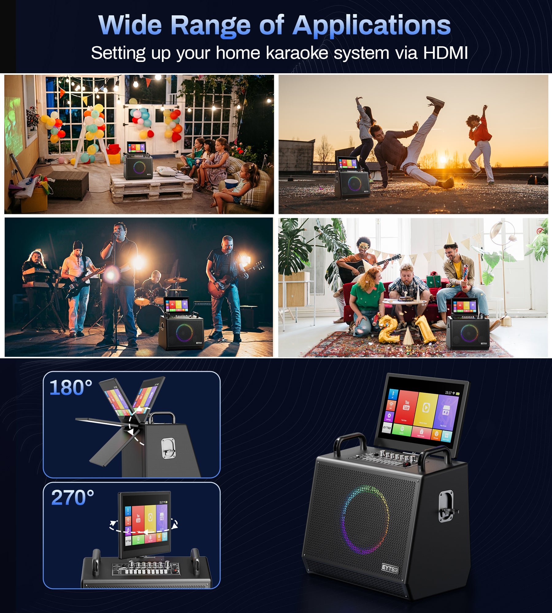 Eytse VK60 Karaoke Machine for Adults