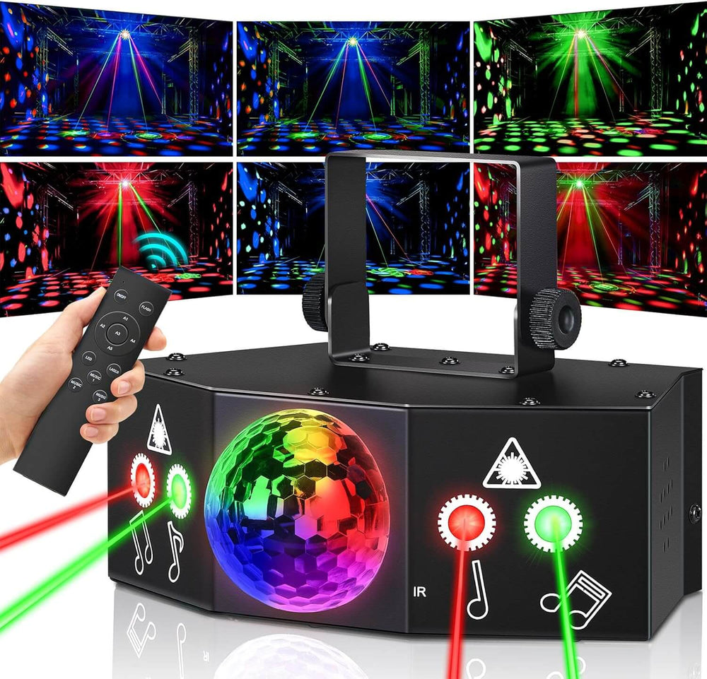 Eytse ‎TC - 7009 Party Lights DJ Laser Disco Ball Light with Sound Activated Support DMX512 - Eytse