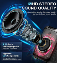 Eytse TK30 Karaoke Machine for Adults with 2 Wireless Microphones - Eytse