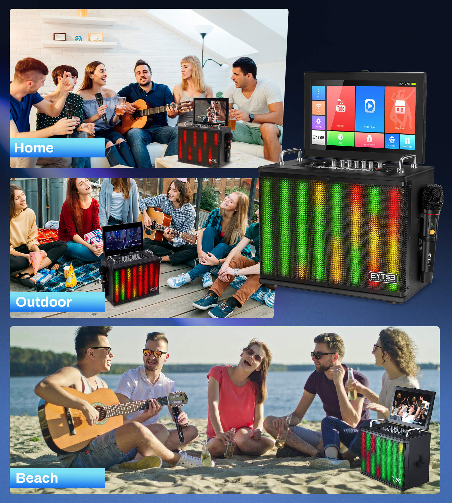 Eytse VK40 Karaoke Machine for Adults